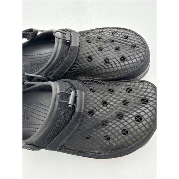 NEW STAPLE x Crocs Classic All-Terrain Clog Men 11 Black Homing Pigeon